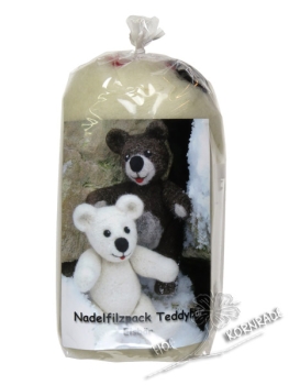 Nadelfilzpack „Teddybär - Eisbär"