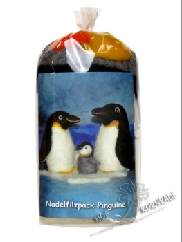 Nadelfilzpack „Pinguinfamilie"