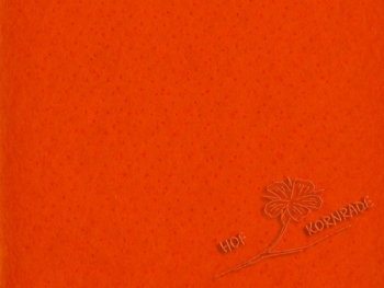 NEW: Needle fleece / Prefelt Orange, 112cm wide, 110g/m²
