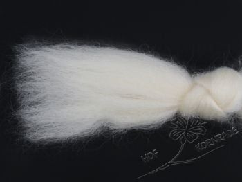 Bergschaf combed wool, natural white