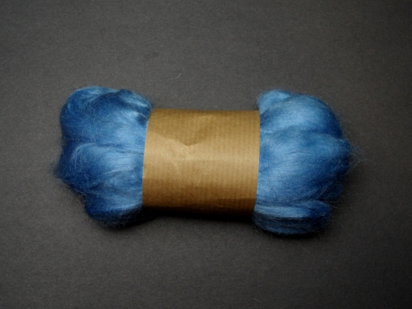 Tussah silk combed, himmel, 25g