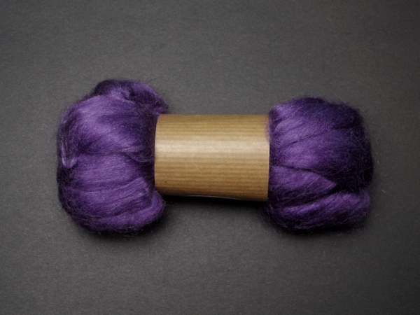 Tussah silk combed, veilchen, 25g